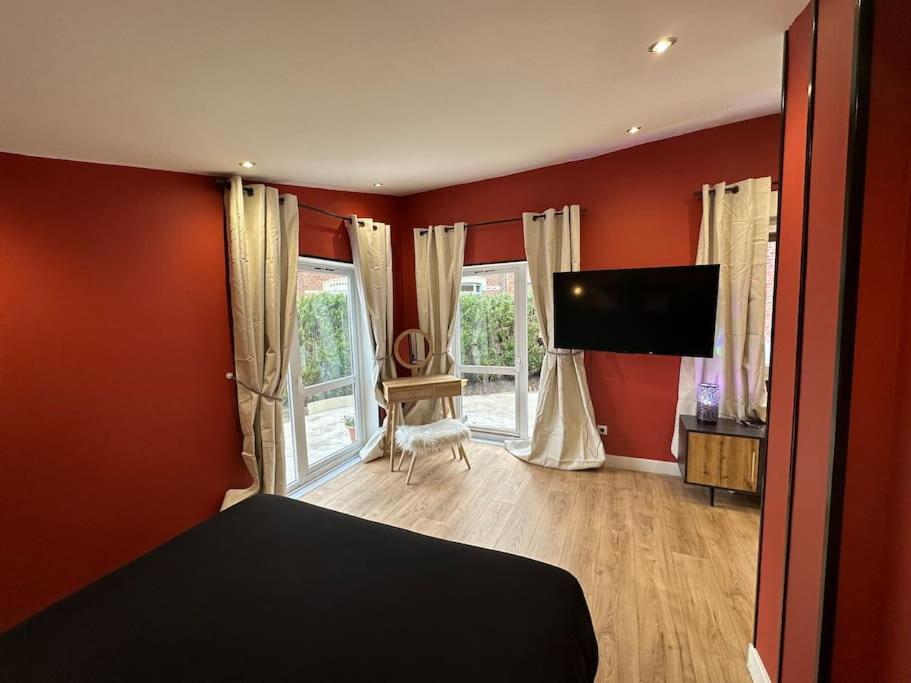 Loft O'Chalet - 10 Min Gare - Parking Prive Amiens Exteriör bild