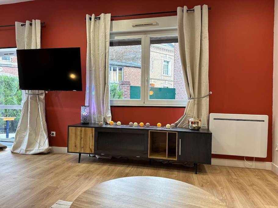 Loft O'Chalet - 10 Min Gare - Parking Prive Amiens Exteriör bild